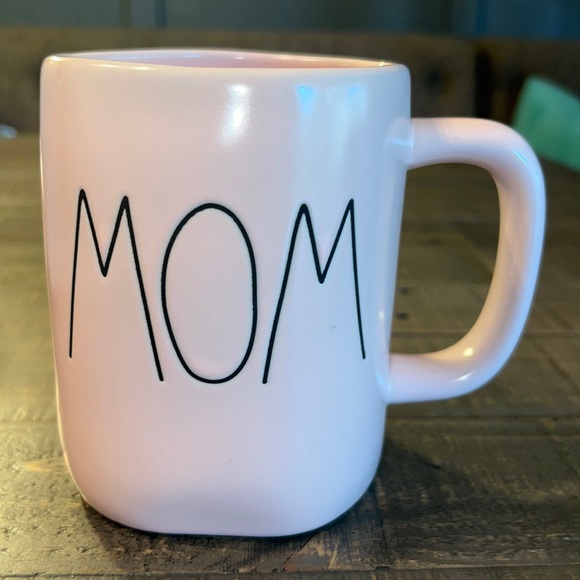 Rae Dunn Accessories - Rae Dunn Light Pink “Mom” Mug NEW